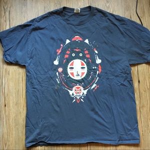 *SOLD* Studio Ghibli Movie Pattern Tee Shirt